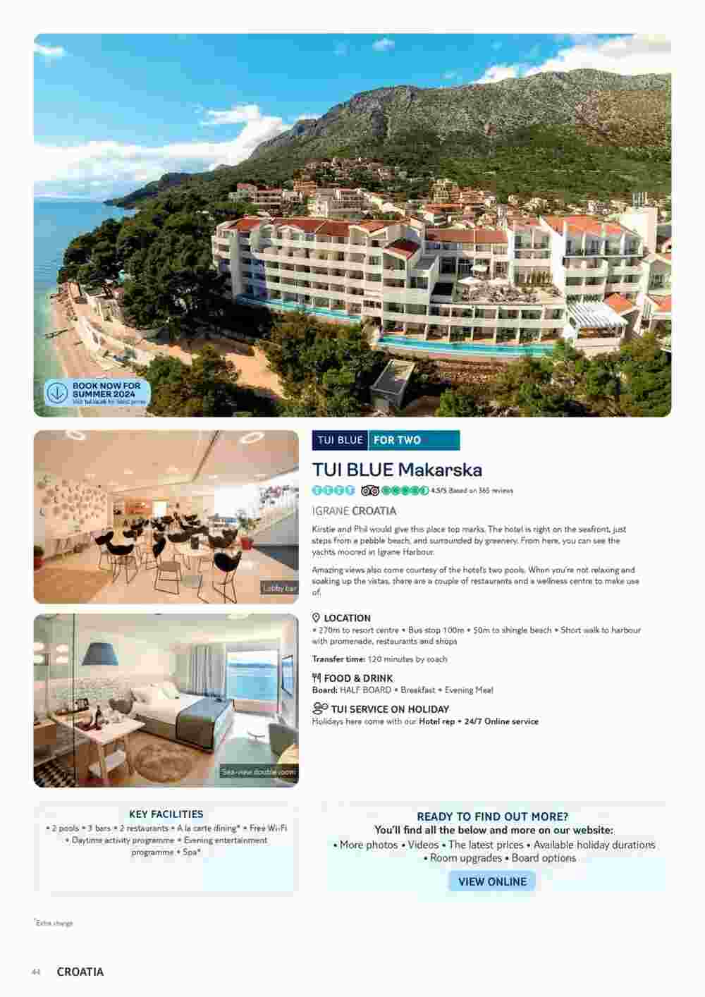 Tui offers valid from 13/10/2023 - Page 44.