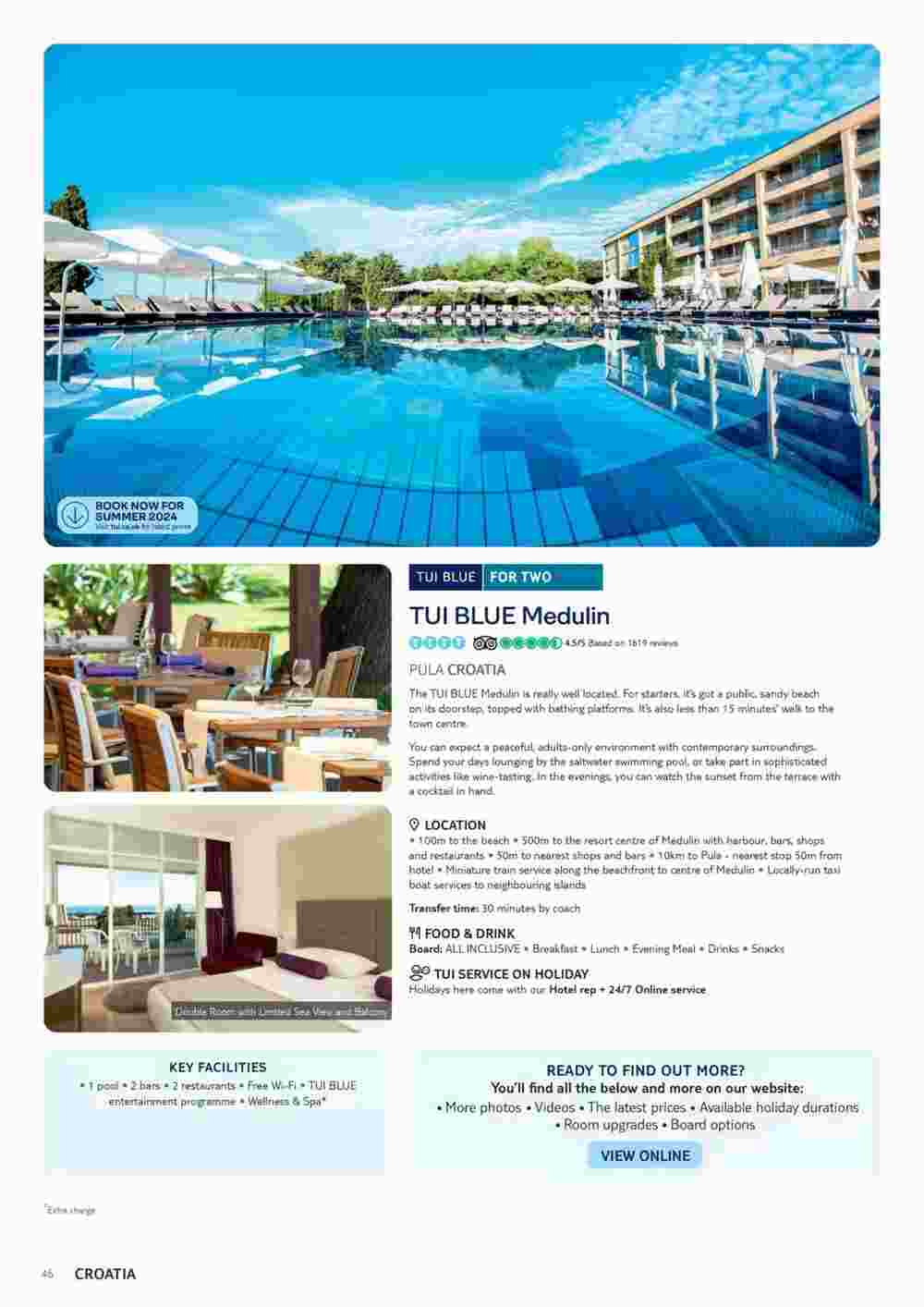 Tui offers valid from 13/10/2023 - Page 46.