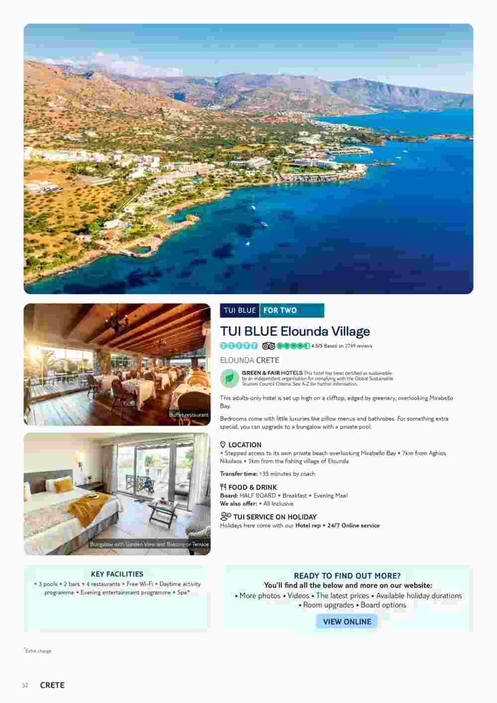 Tui offers valid from 13/10/2023 - Page 52.