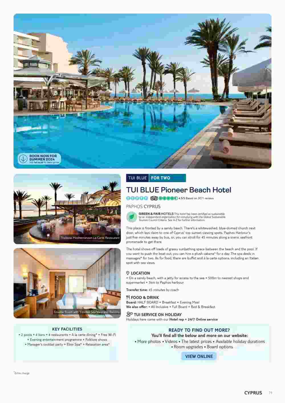Tui offers valid from 13/10/2023 - Page 71.