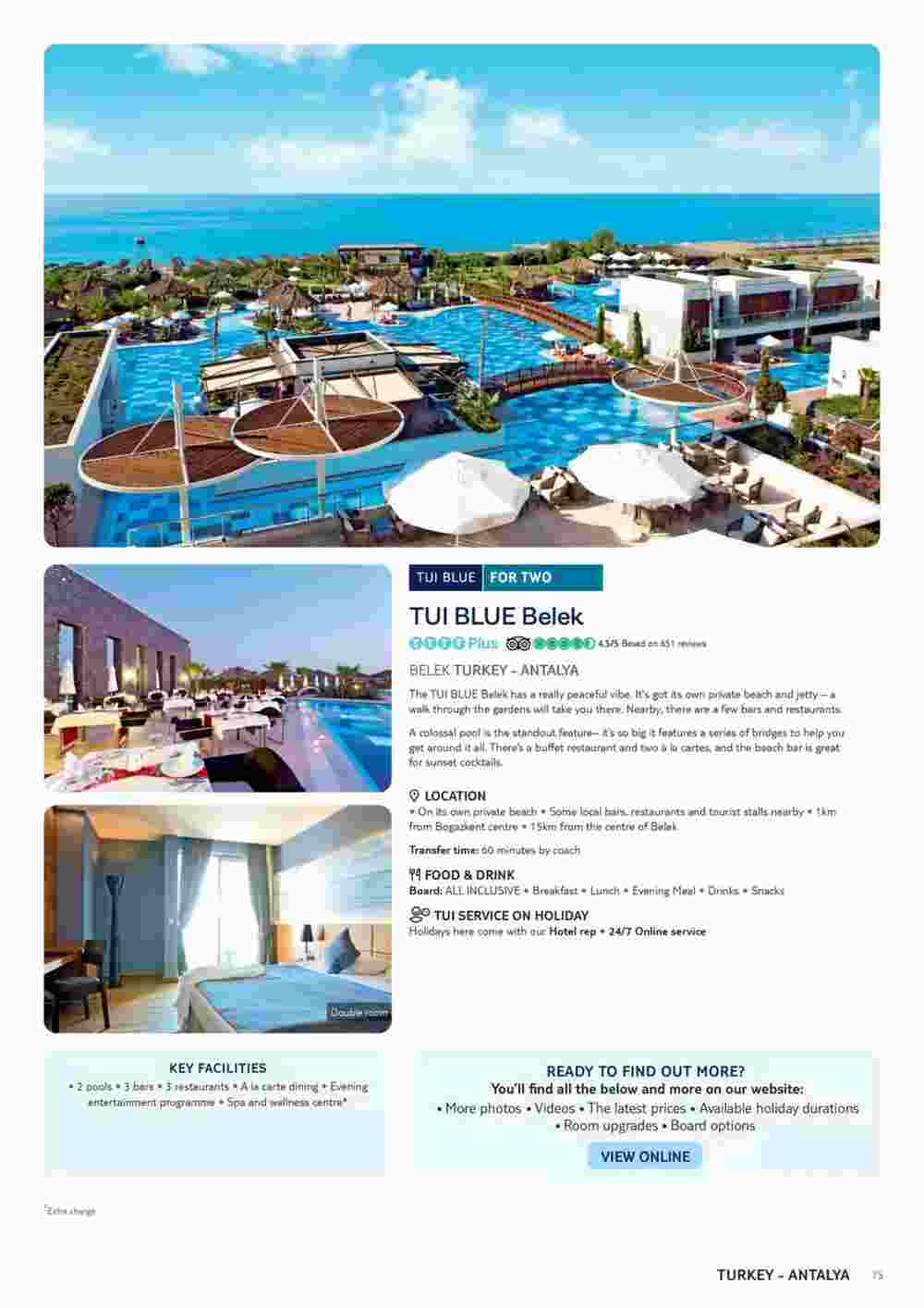 Tui offers valid from 13/10/2023 - Page 75.