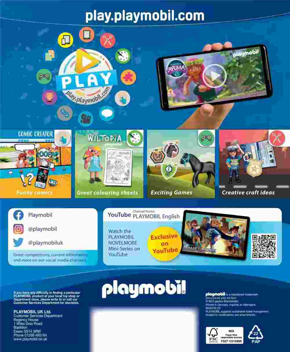 Playmobil offers valid from 13/10/2023 - Page 42.