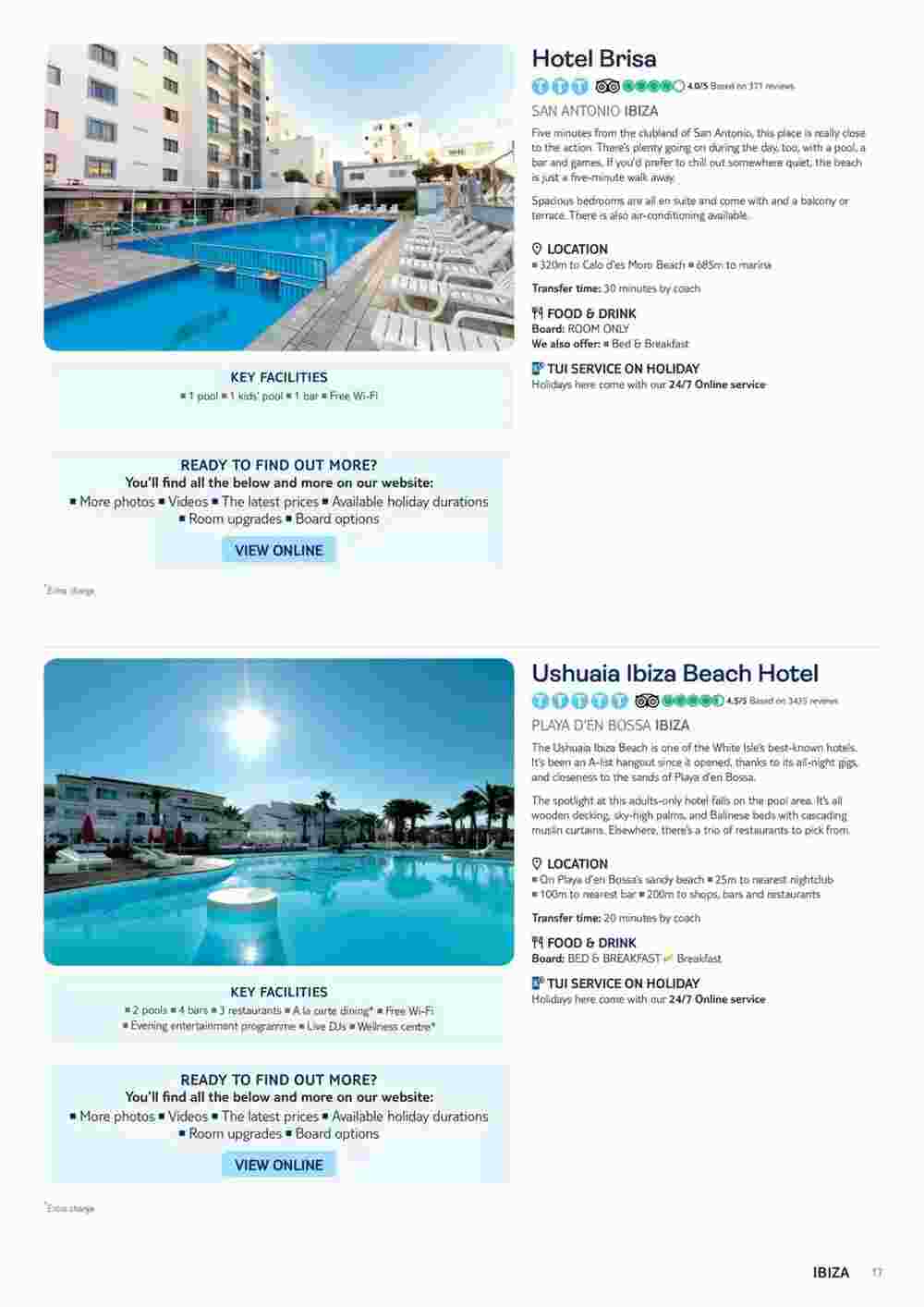 Tui offers valid from 13/10/2023 - Page 17.