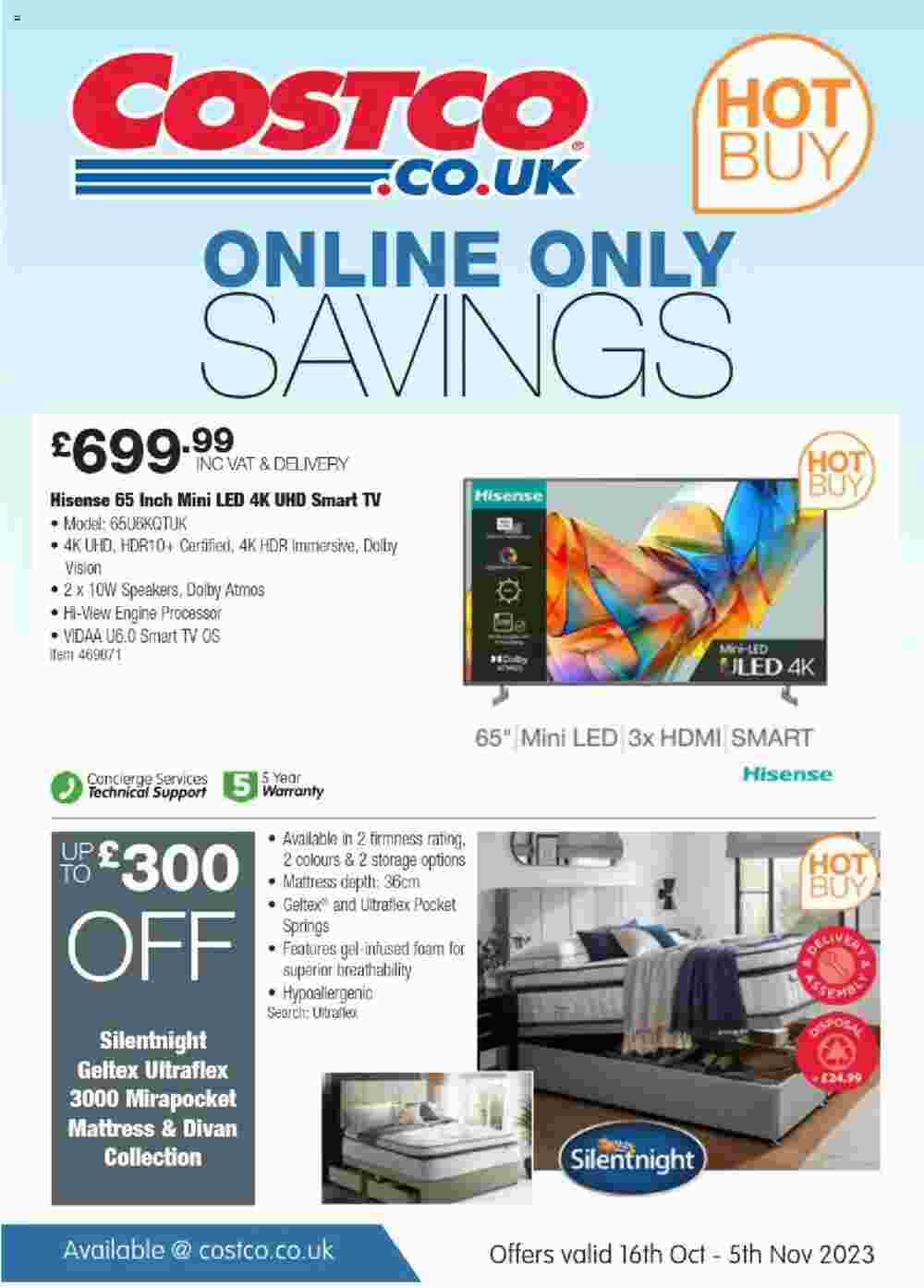 Costco offers valid from 16/10/2023 - Page 1.