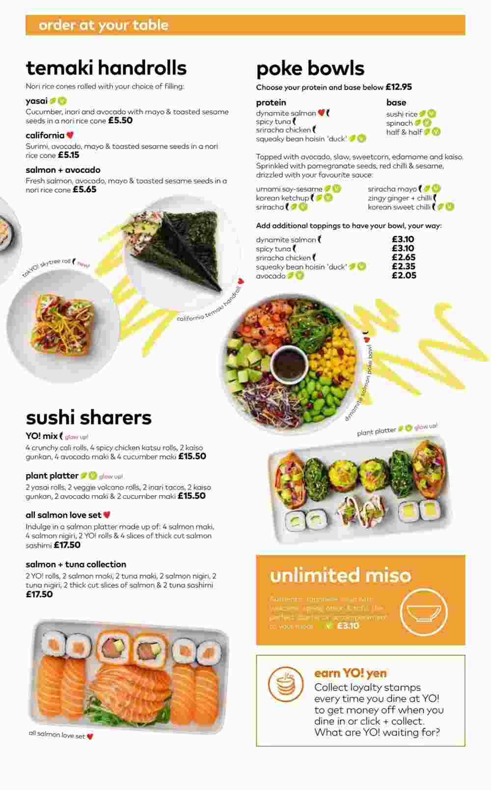 Yo! Sushi offers valid from 18/10/2023 - Page 3.