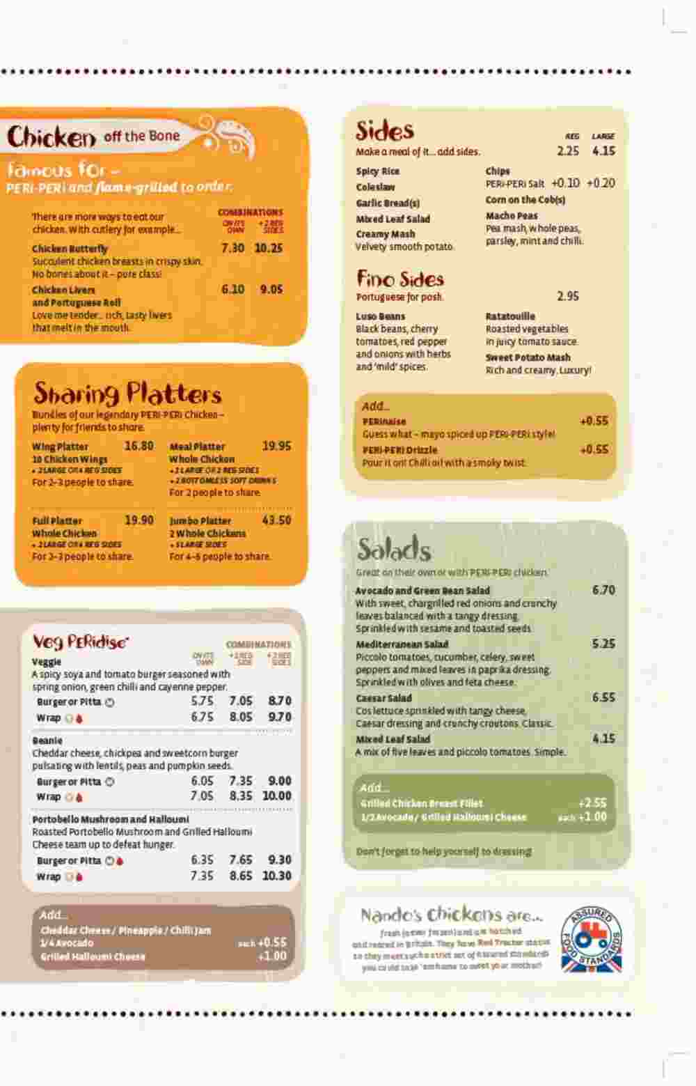 Nando's offers valid from 18/10/2023 - Page 3.