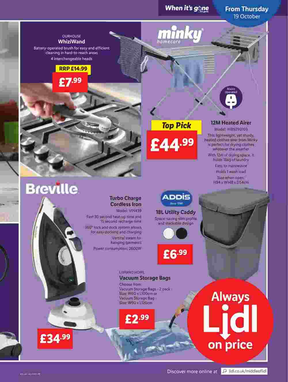 Lidl offers valid from 19/10/2023 - Page 19.