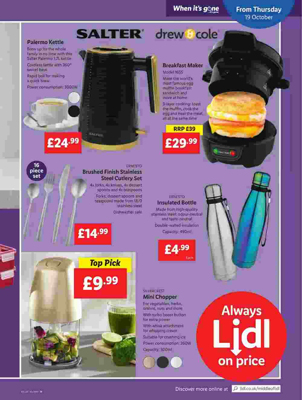 Lidl offers valid from 19/10/2023 - Page 21.