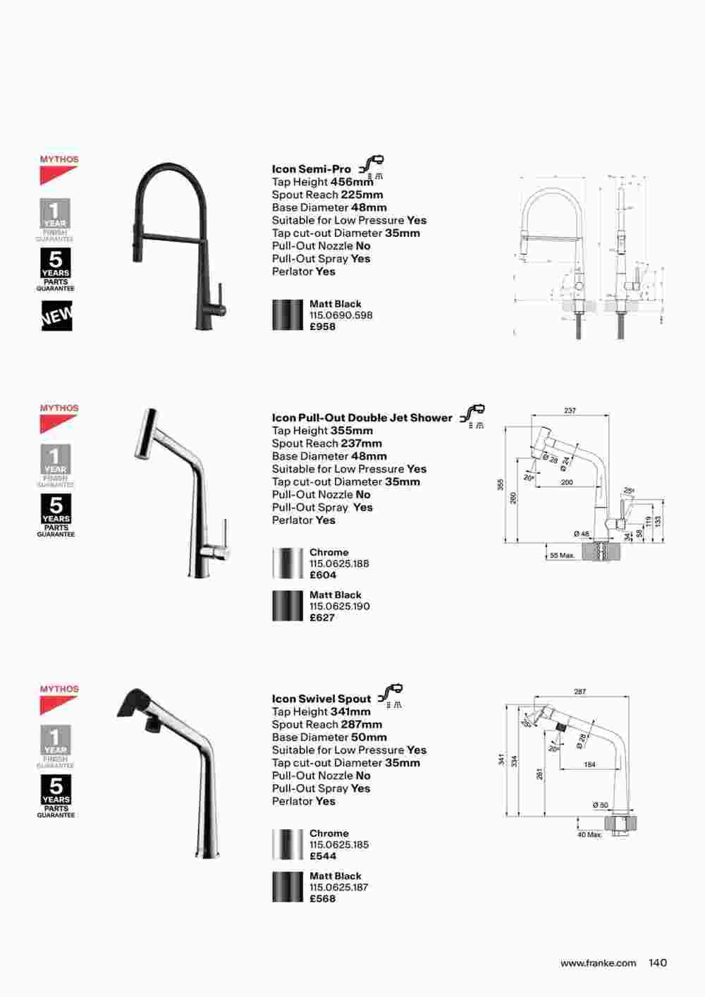 Franke offers valid from 19/10/2023 - Page 143.