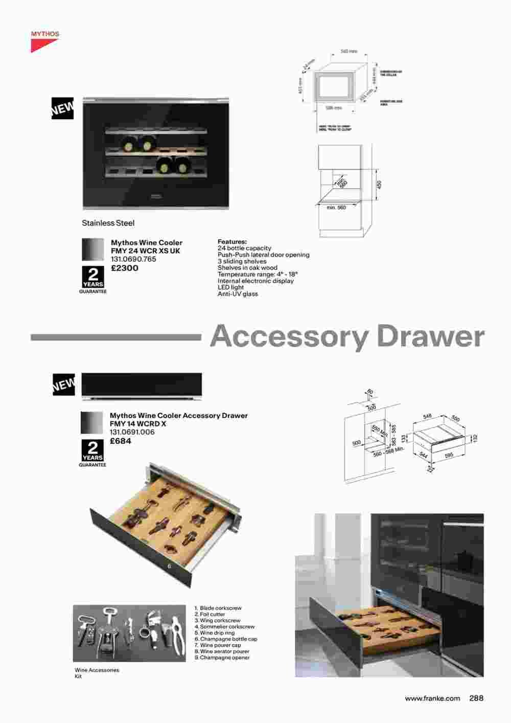 Franke offers valid from 19/10/2023 - Page 291.