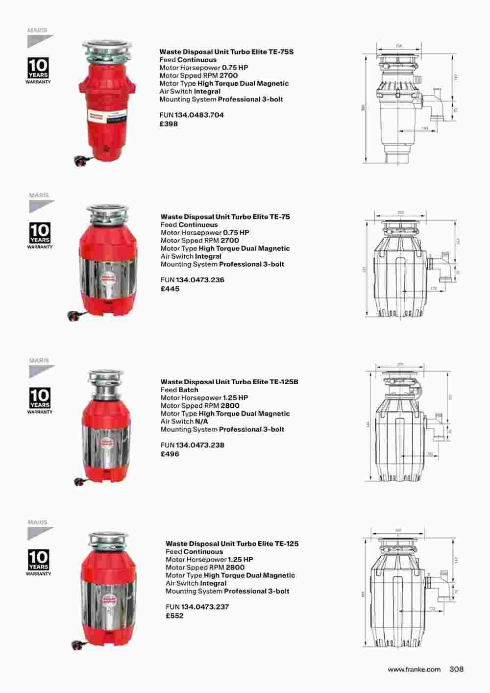 Franke offers valid from 19/10/2023 - Page 311.