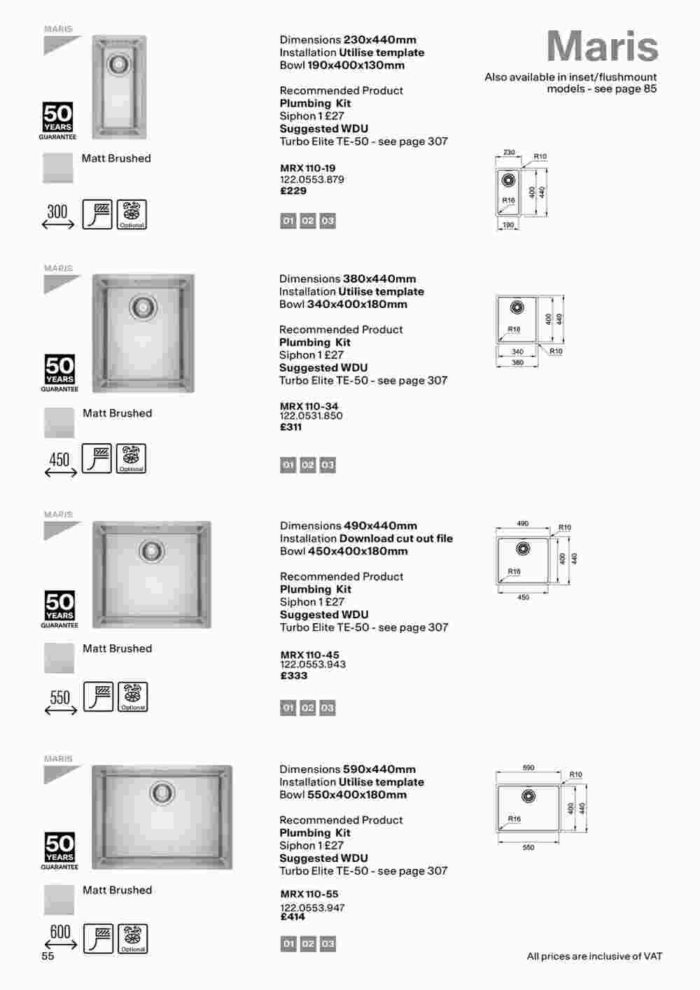 Franke offers valid from 19/10/2023 - Page 58.