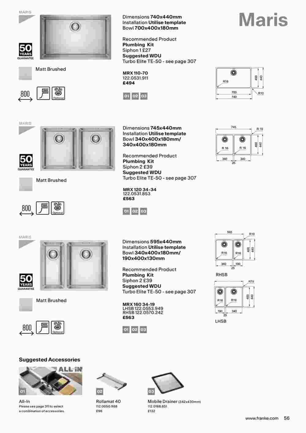 Franke offers valid from 19/10/2023 - Page 59.