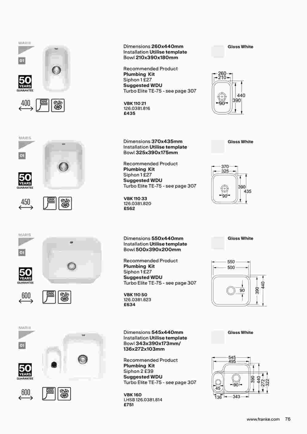 Franke offers valid from 19/10/2023 - Page 79.