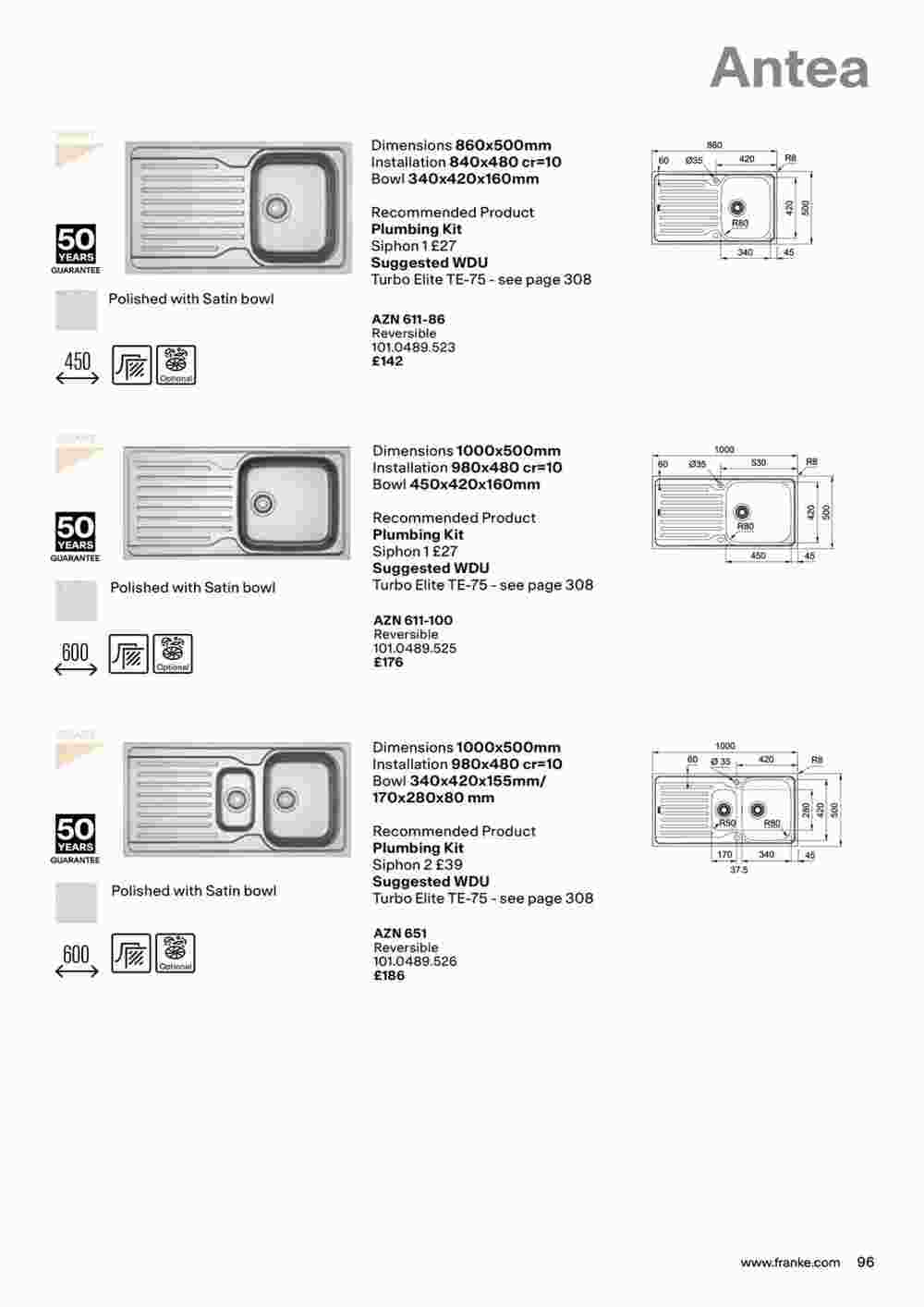 Franke offers valid from 19/10/2023 - Page 99.