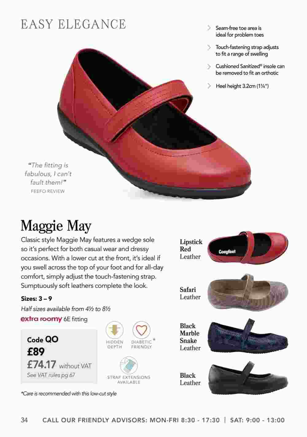 Cosyfeet offers valid from 19/10/2023 - Page 34.