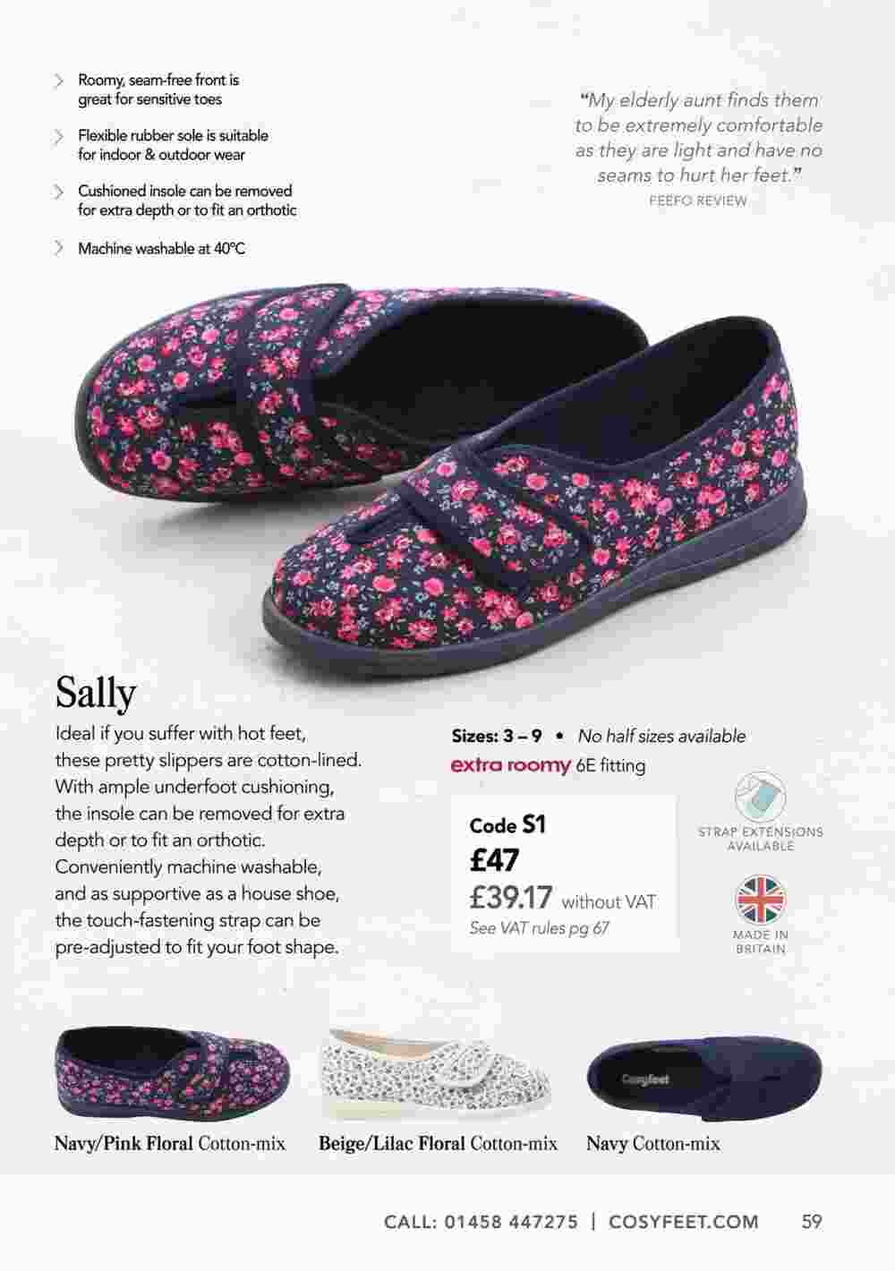 Cosyfeet offers valid from 19/10/2023 - Page 59.