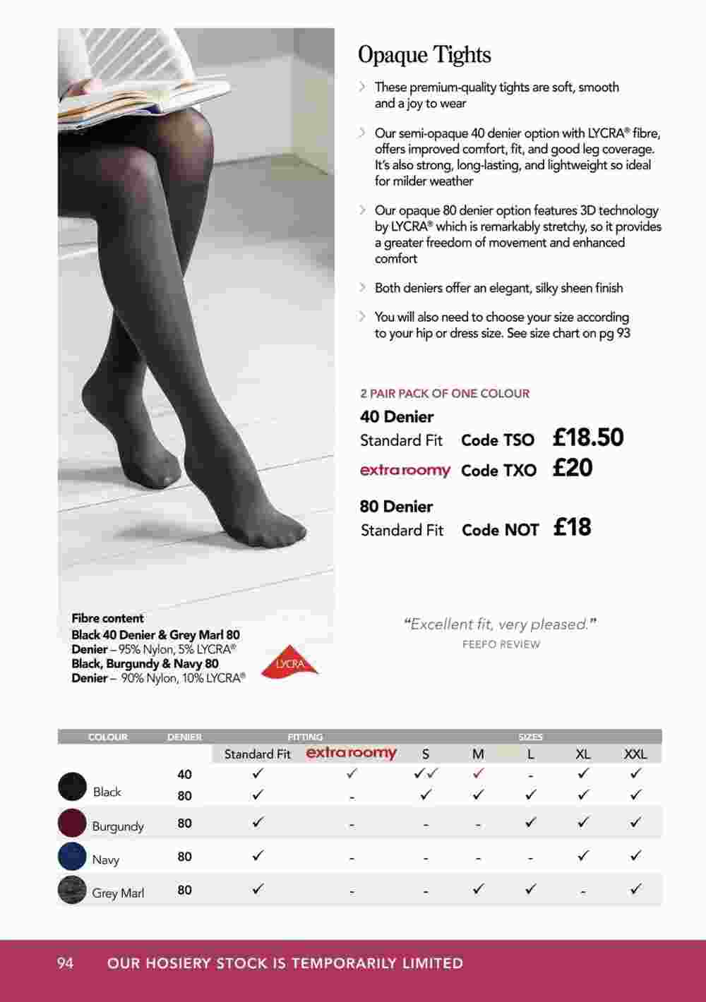 Cosyfeet offers valid from 19/10/2023 - Page 94.