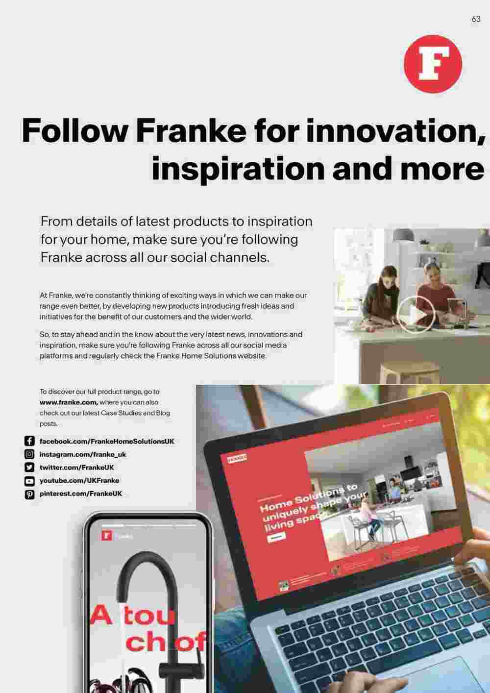 Franke offers valid from 19/10/2023 - Page 63.