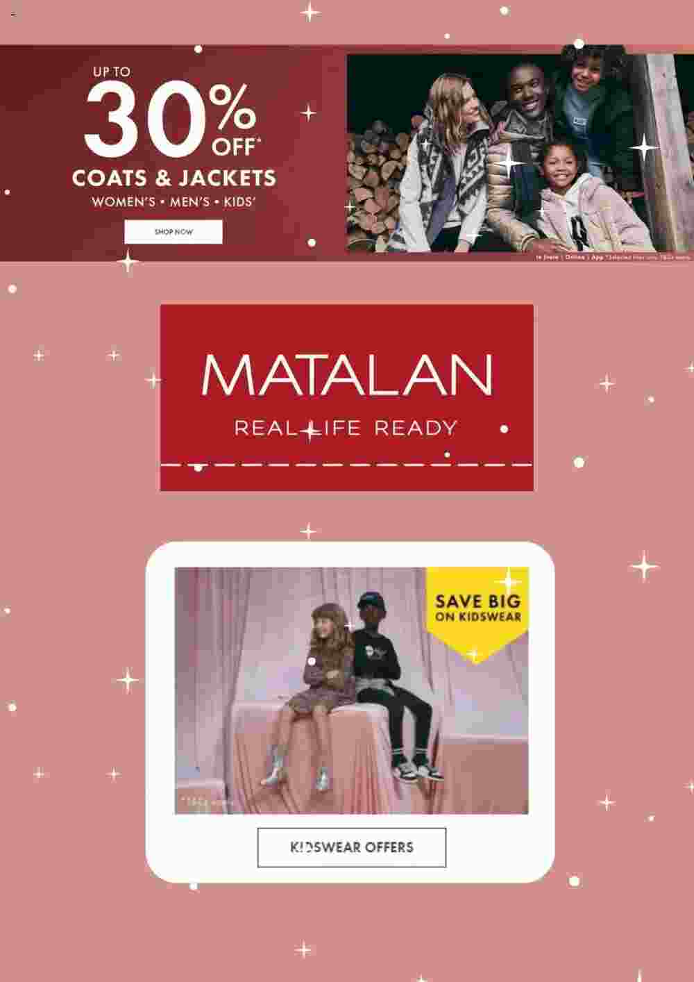 Matalan offers valid from 25/10/2023 - Page 1.