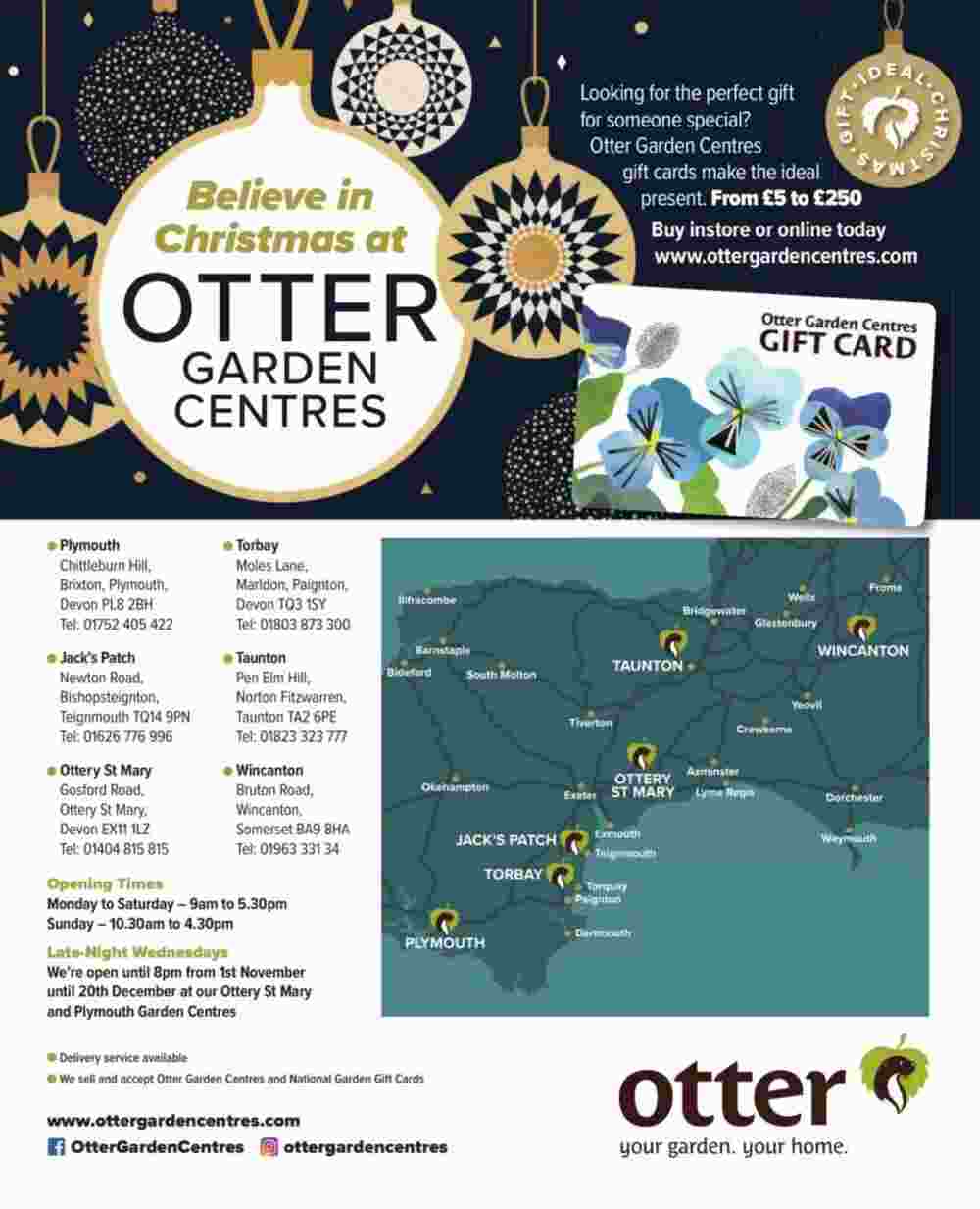 Otter Garden Centres offers valid from 26/10/2023 - Page 32.