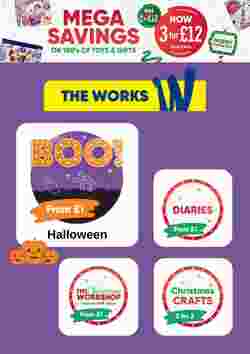 The Works offers valid from 26/10/2023