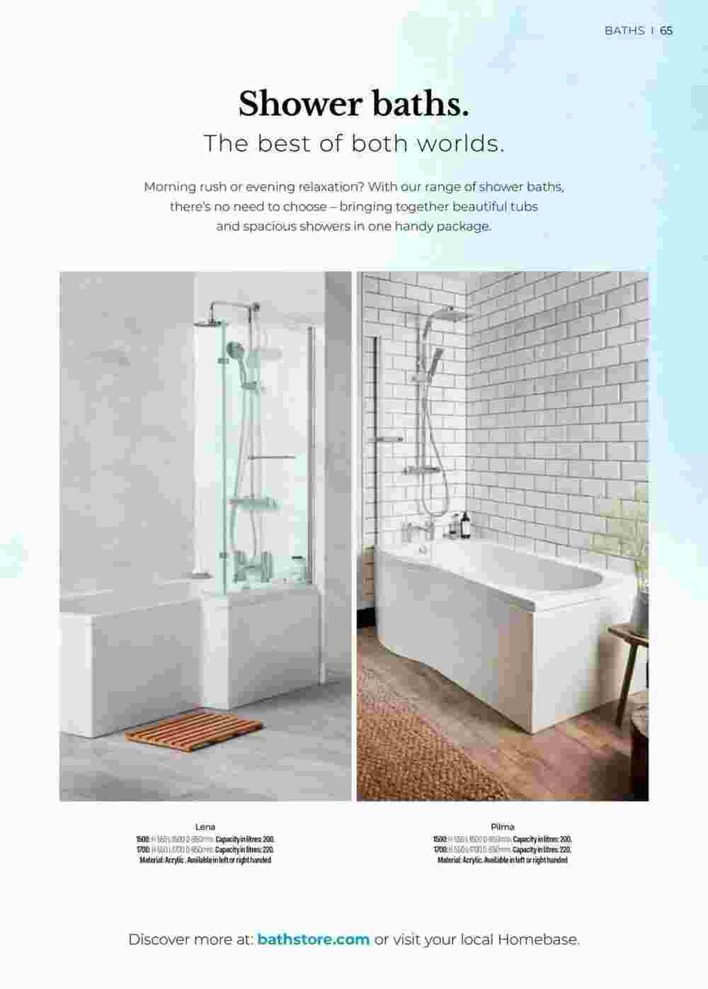 Bathstore offers valid from 30/10/2023 - Page 65.