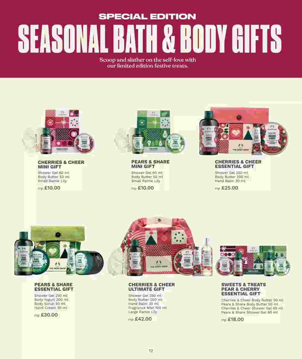 The Body Shop offers valid from 30/10/2023 - Page 12.