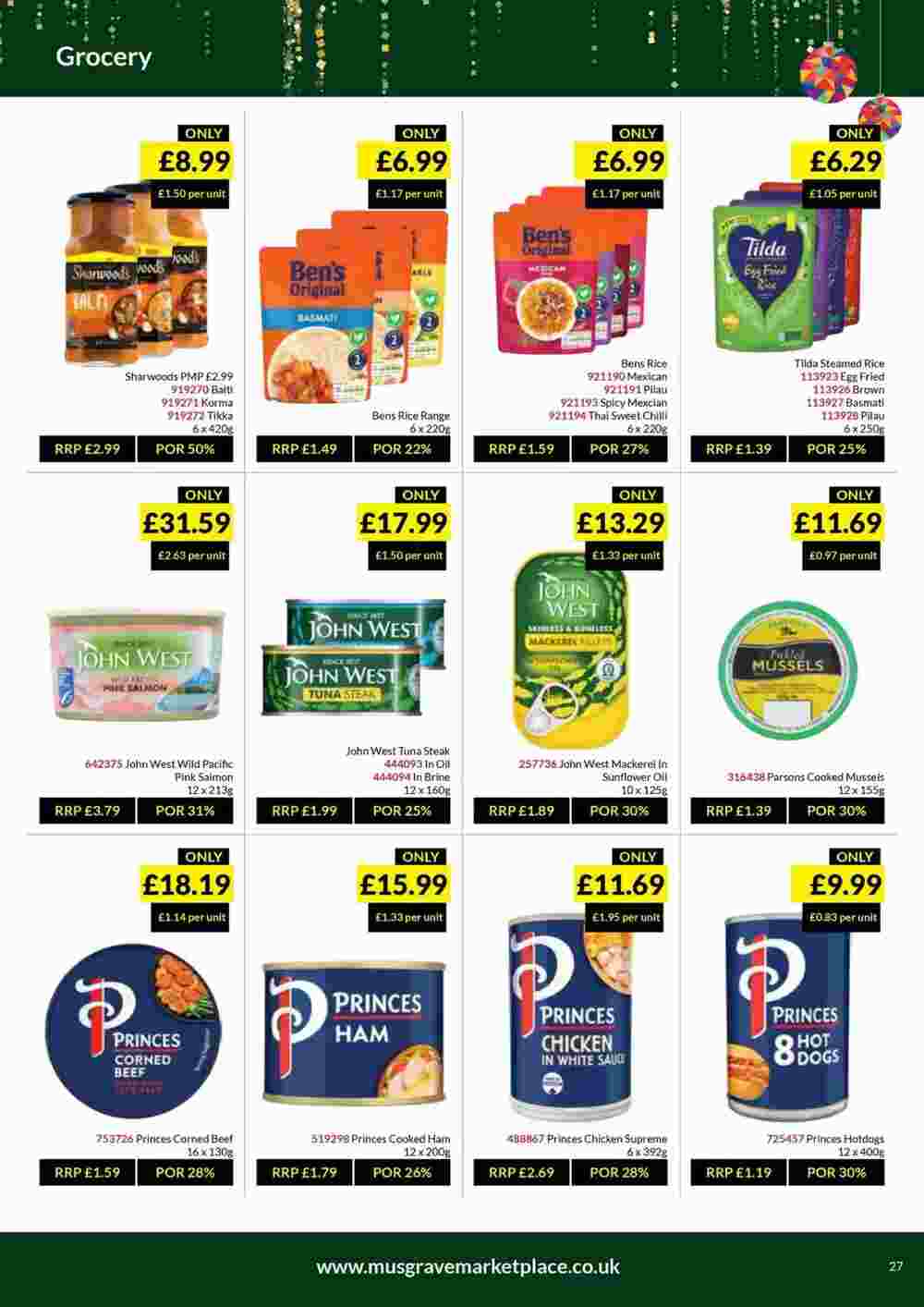 Musgrave MarketPlace offers valid from 31/10/2023 - Page 27.