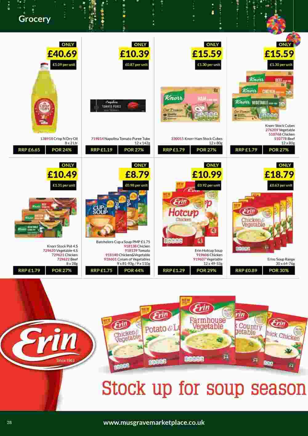 Musgrave MarketPlace offers valid from 31/10/2023 - Page 28.