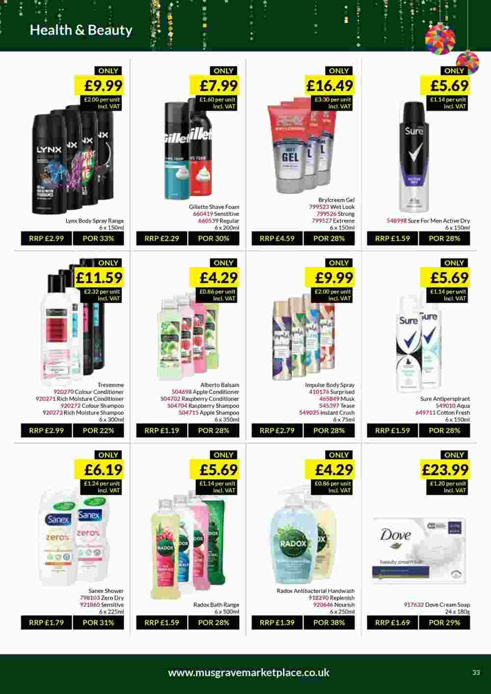 Musgrave MarketPlace offers valid from 31/10/2023 - Page 33.