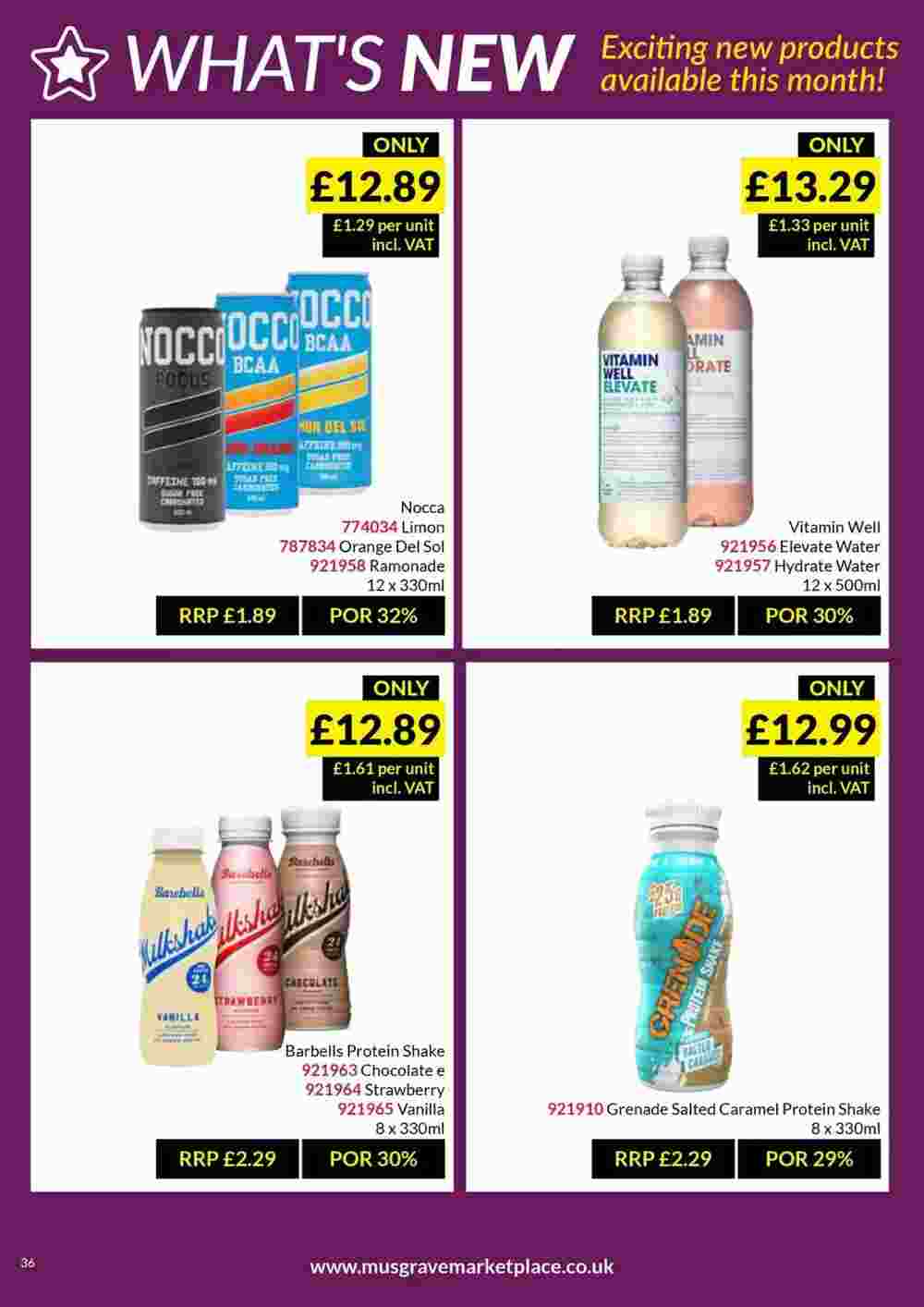 Musgrave MarketPlace offers valid from 31/10/2023 - Page 36.