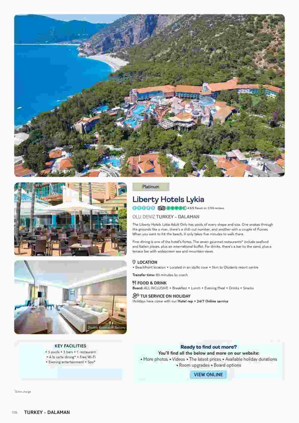 Tui offers valid from 01/11/2023 - Page 108.