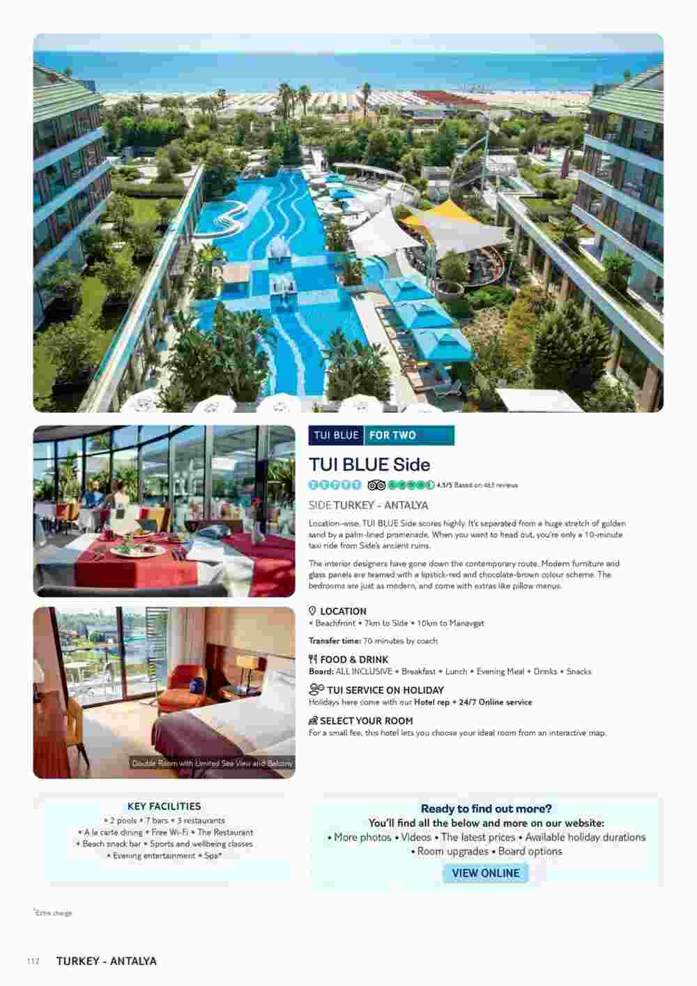 Tui offers valid from 01/11/2023 - Page 112.