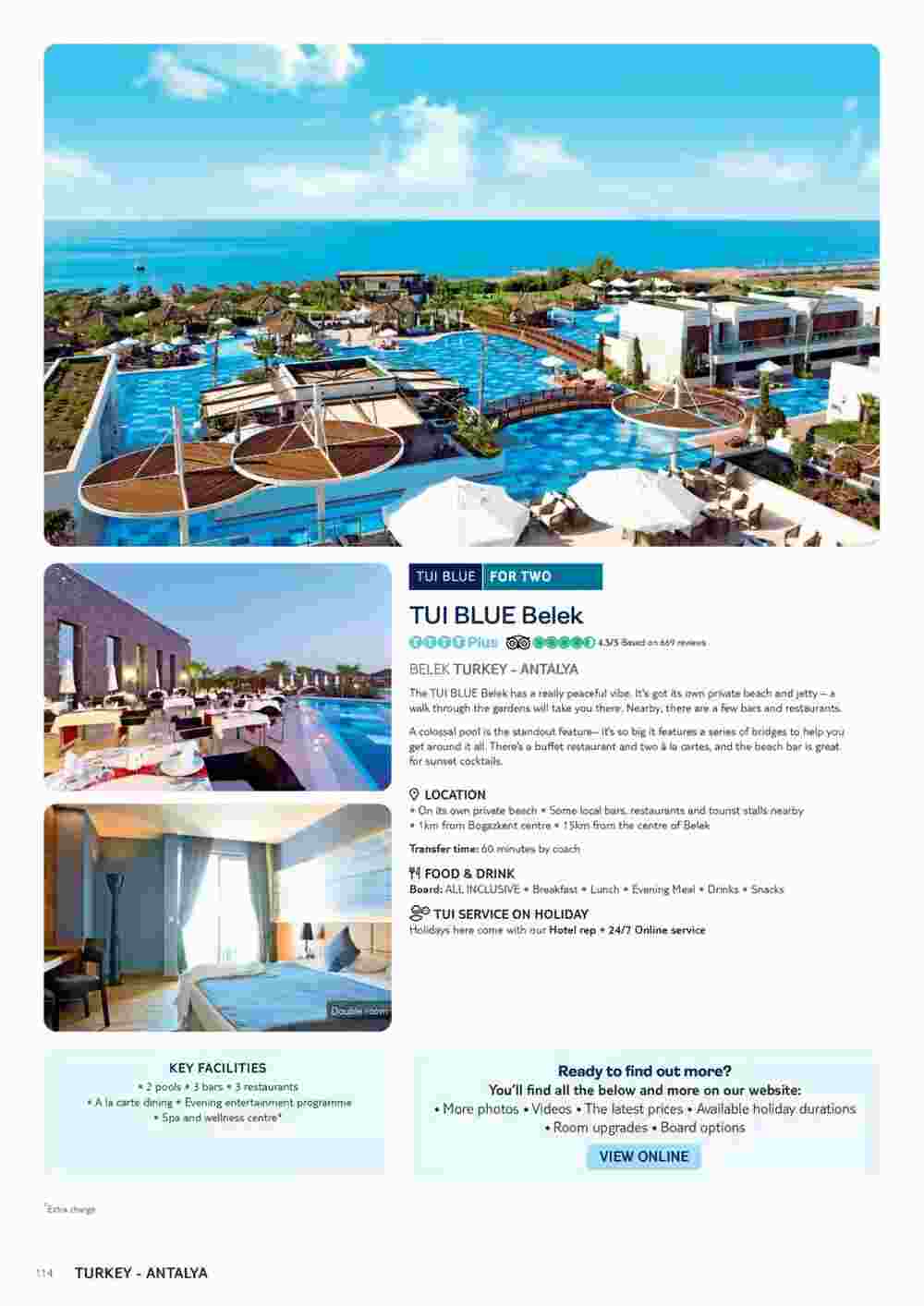 Tui offers valid from 01/11/2023 - Page 114.