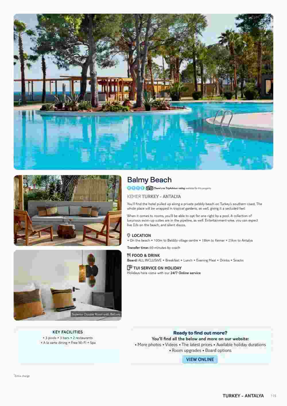 Tui offers valid from 01/11/2023 - Page 115.