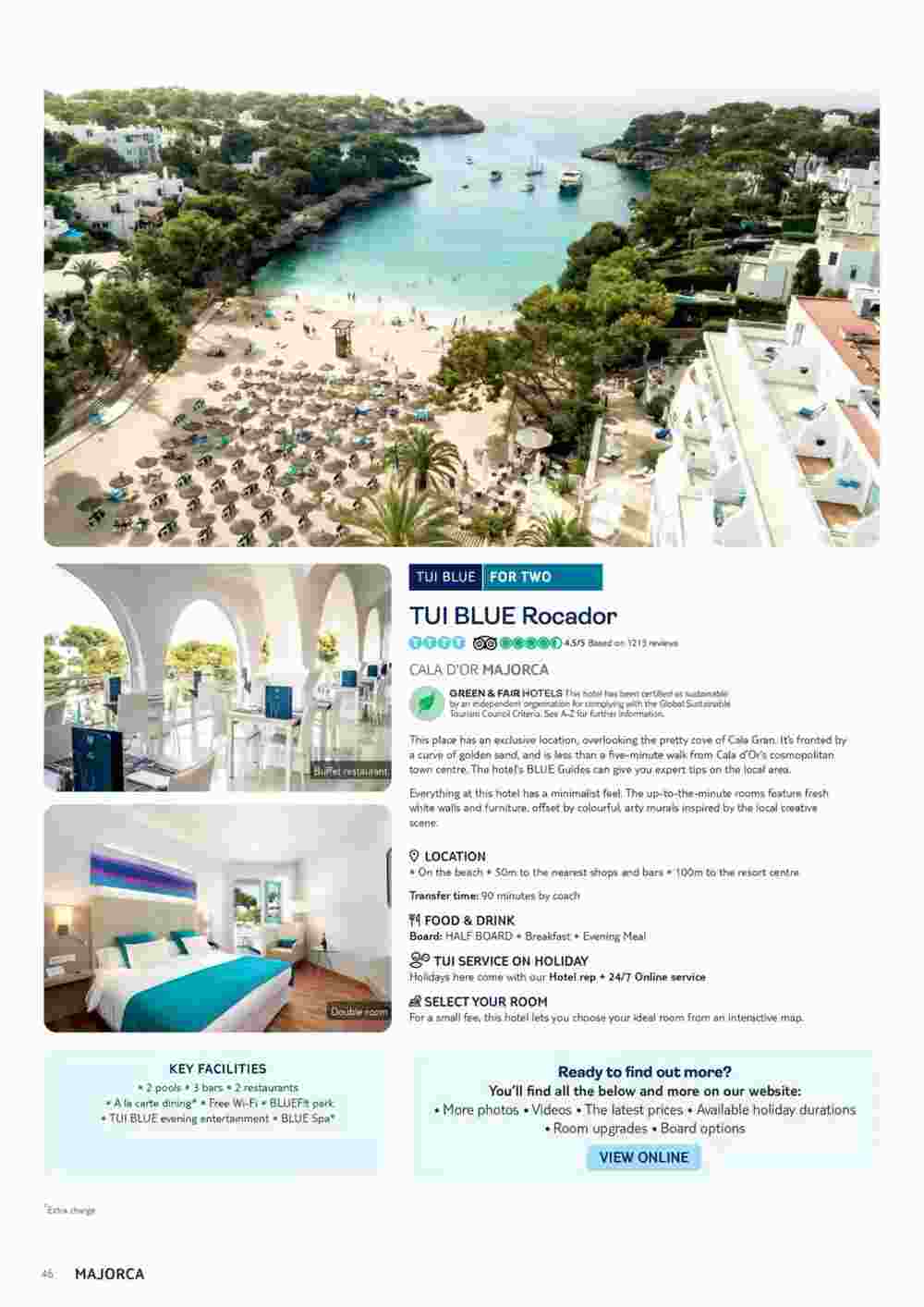 Tui offers valid from 01/11/2023 - Page 46.