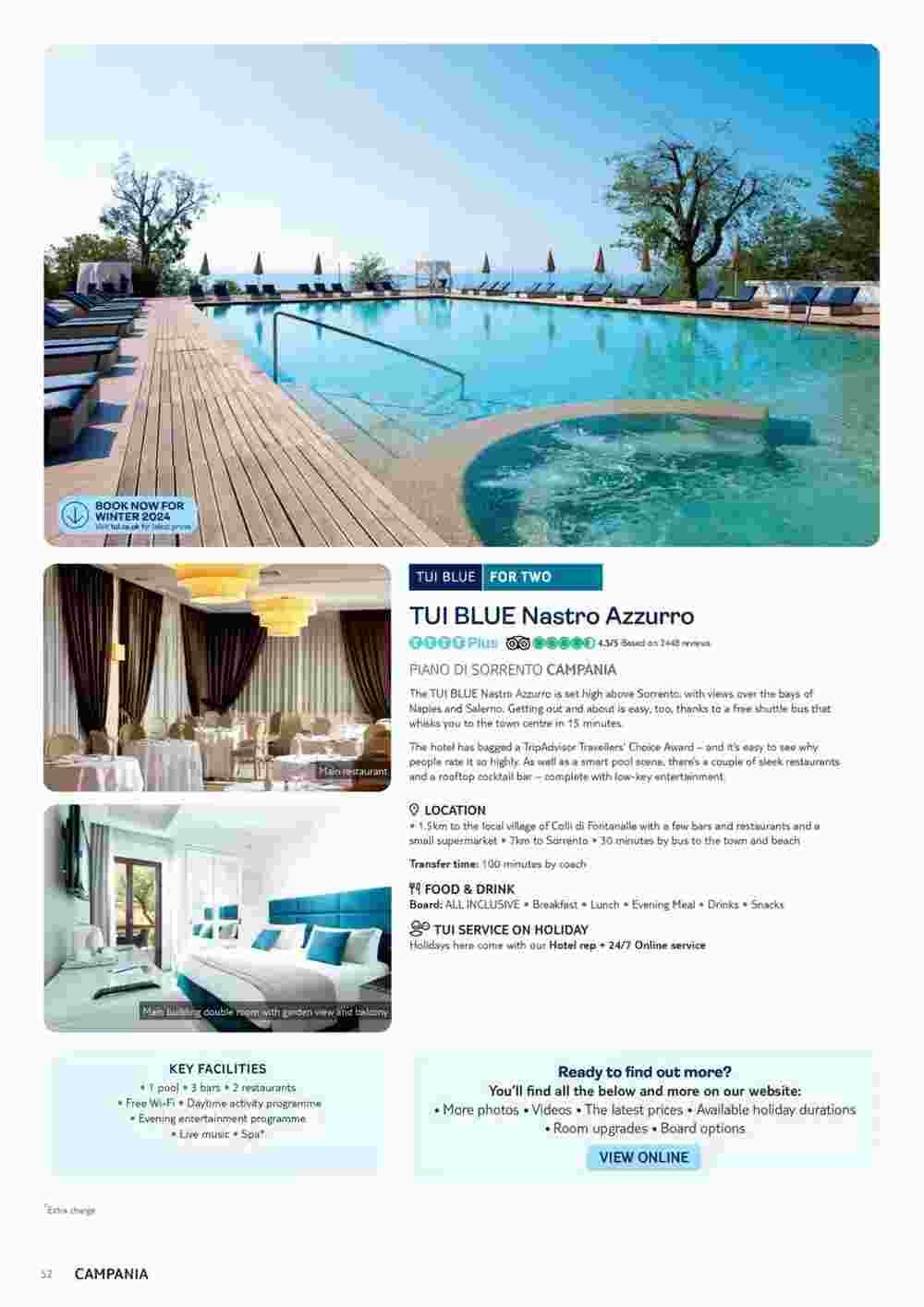 Tui offers valid from 01/11/2023 - Page 52.