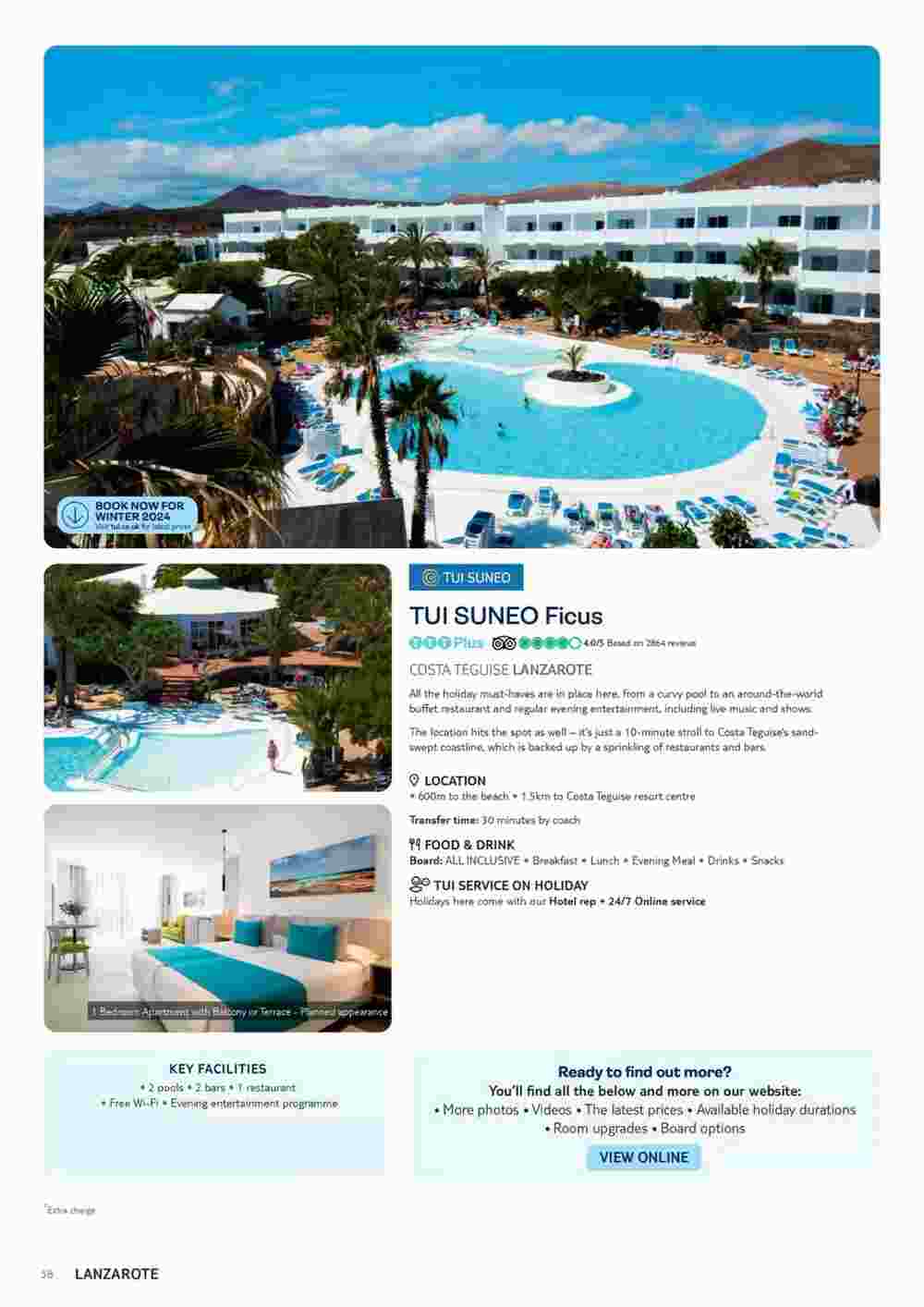 Tui offers valid from 01/11/2023 - Page 58.