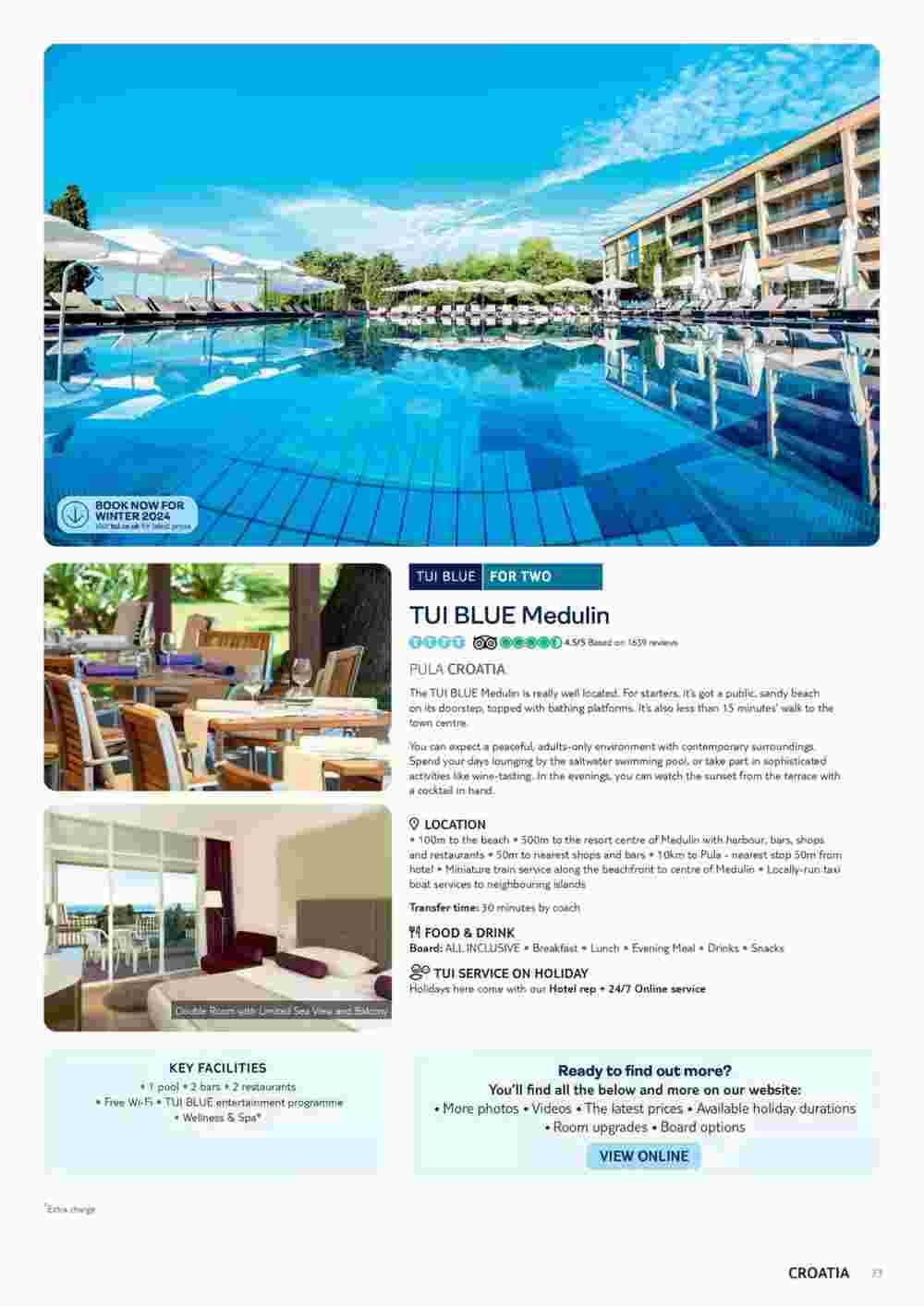 Tui offers valid from 01/11/2023 - Page 73.