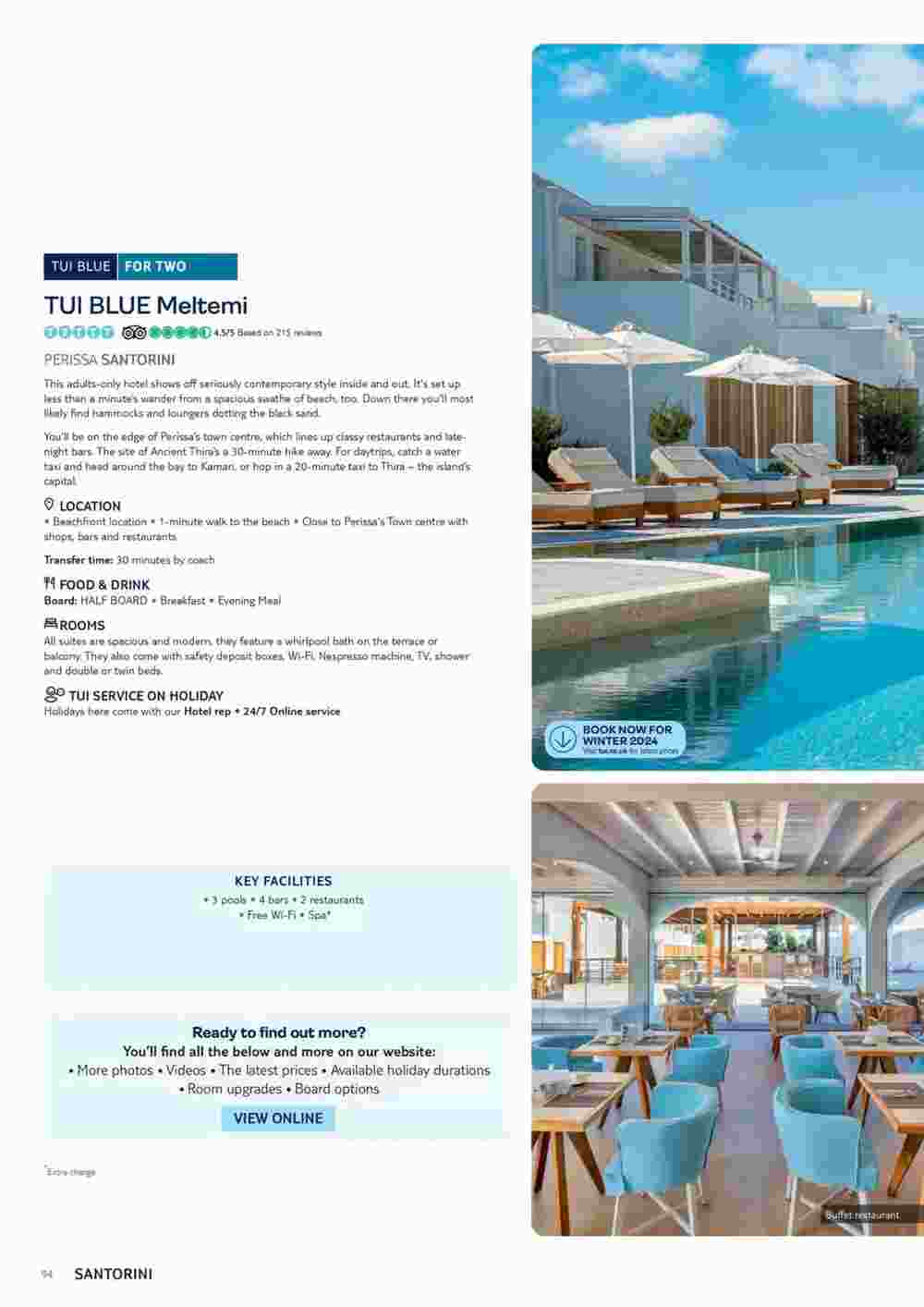 Tui offers valid from 01/11/2023 - Page 94.