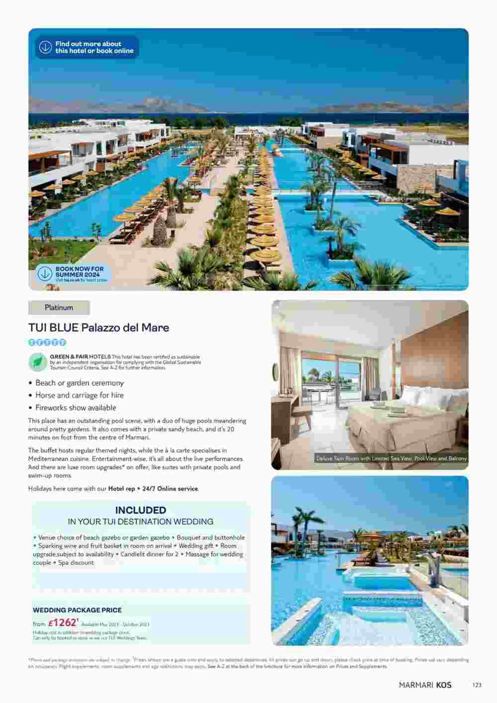 Tui offers valid from 01/11/2023 - Page 123.