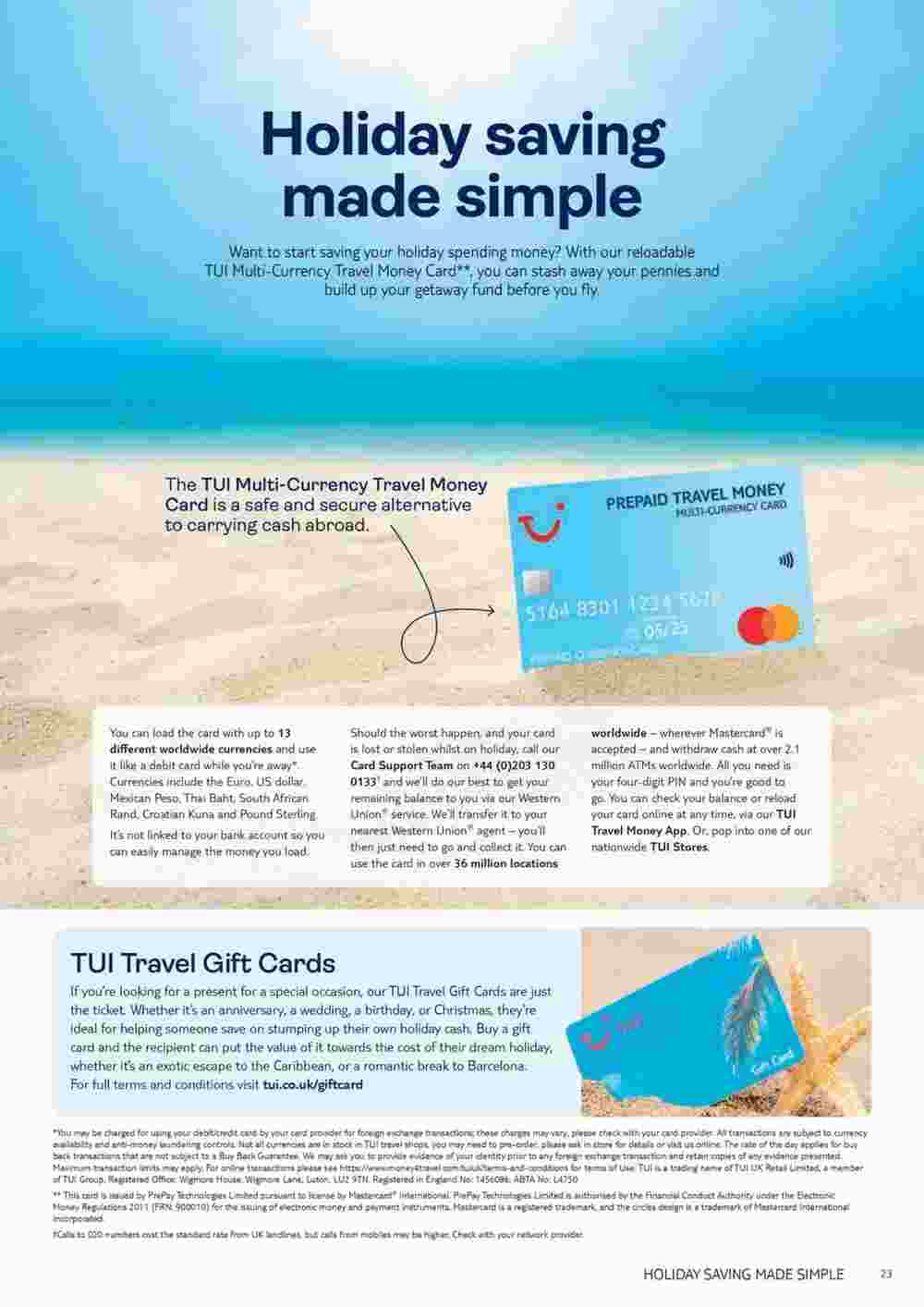 Tui offers valid from 01/11/2023 - Page 23.