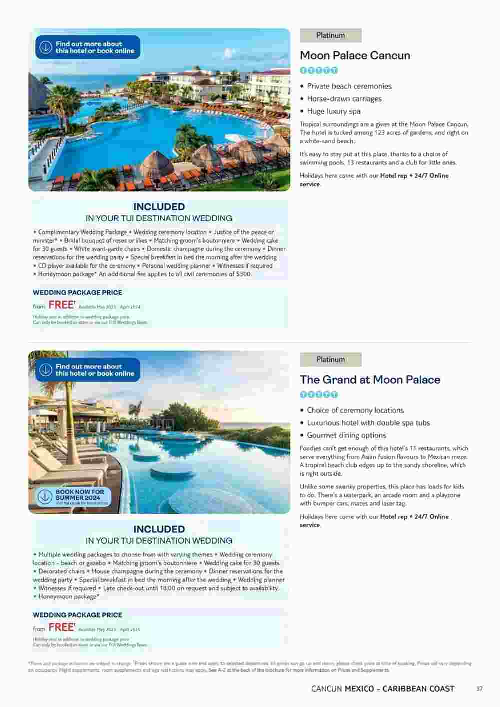 Tui offers valid from 01/11/2023 - Page 37.