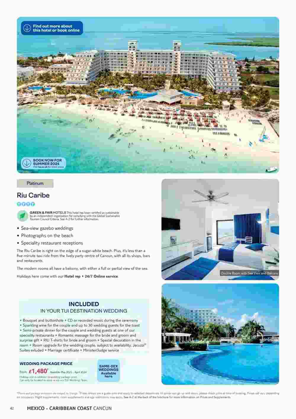 Tui offers valid from 01/11/2023 - Page 42.