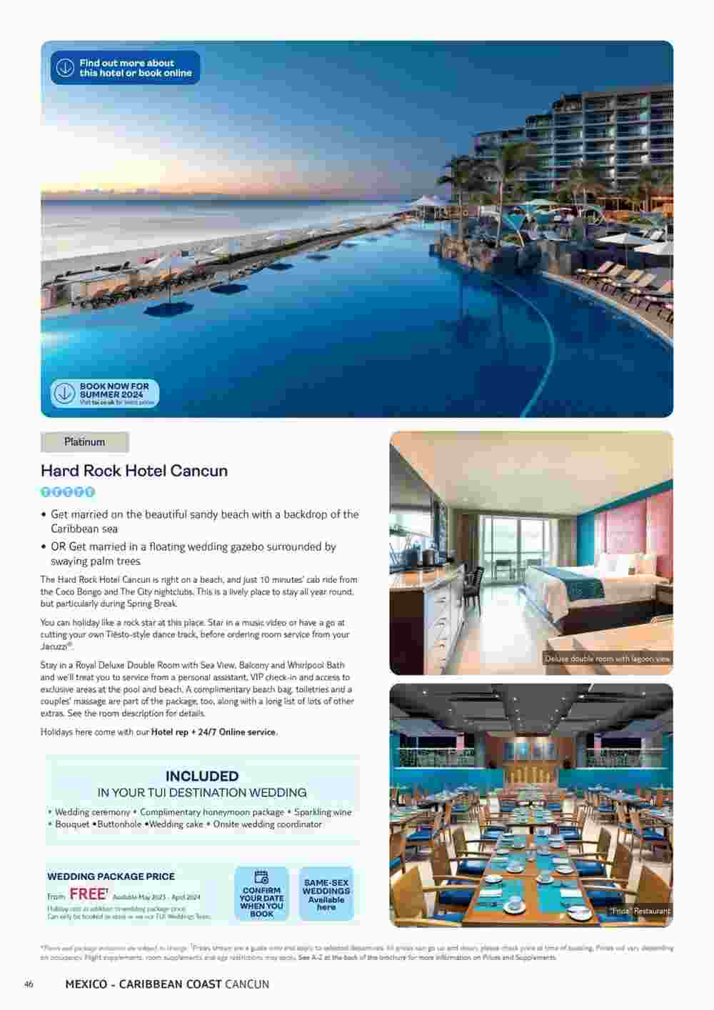 Tui offers valid from 01/11/2023 - Page 46.
