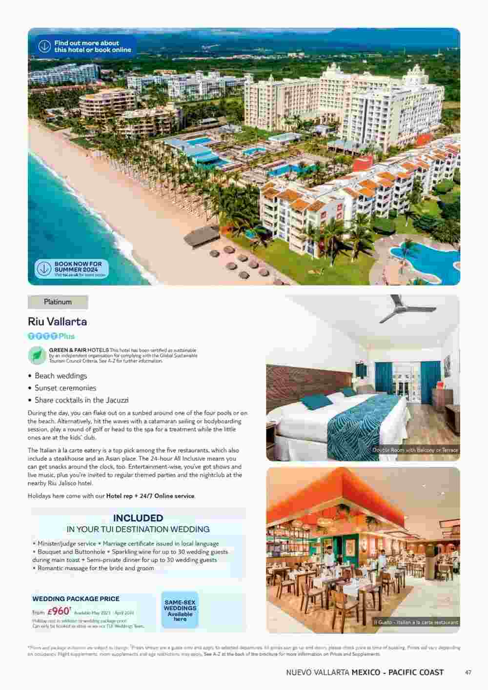 Tui offers valid from 01/11/2023 - Page 47.