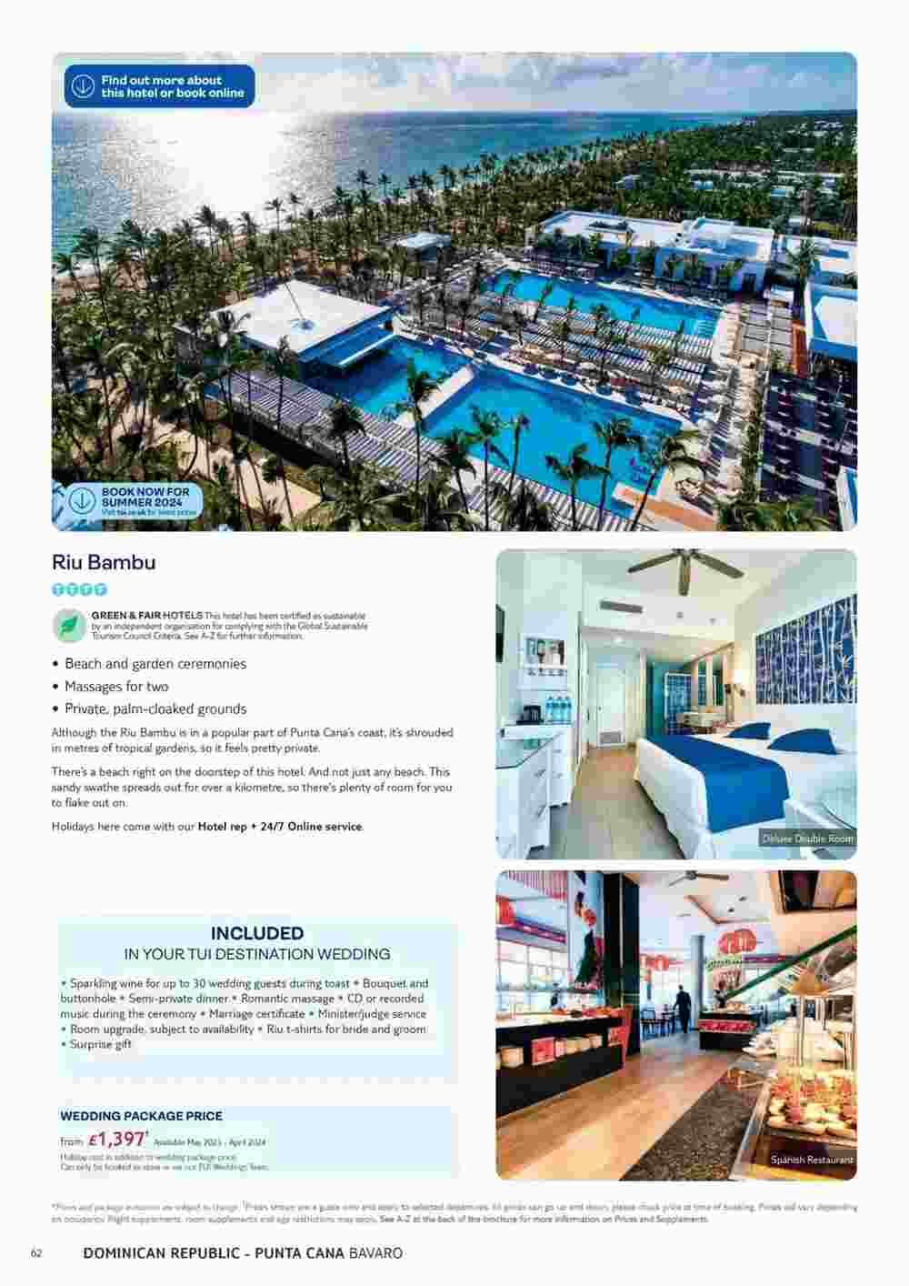 Tui offers valid from 01/11/2023 - Page 62.