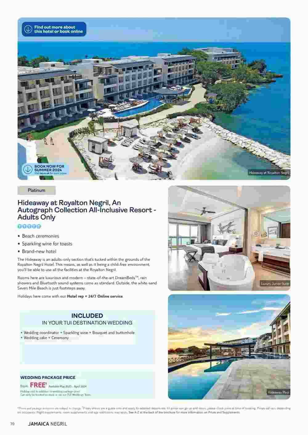 Tui offers valid from 01/11/2023 - Page 70.