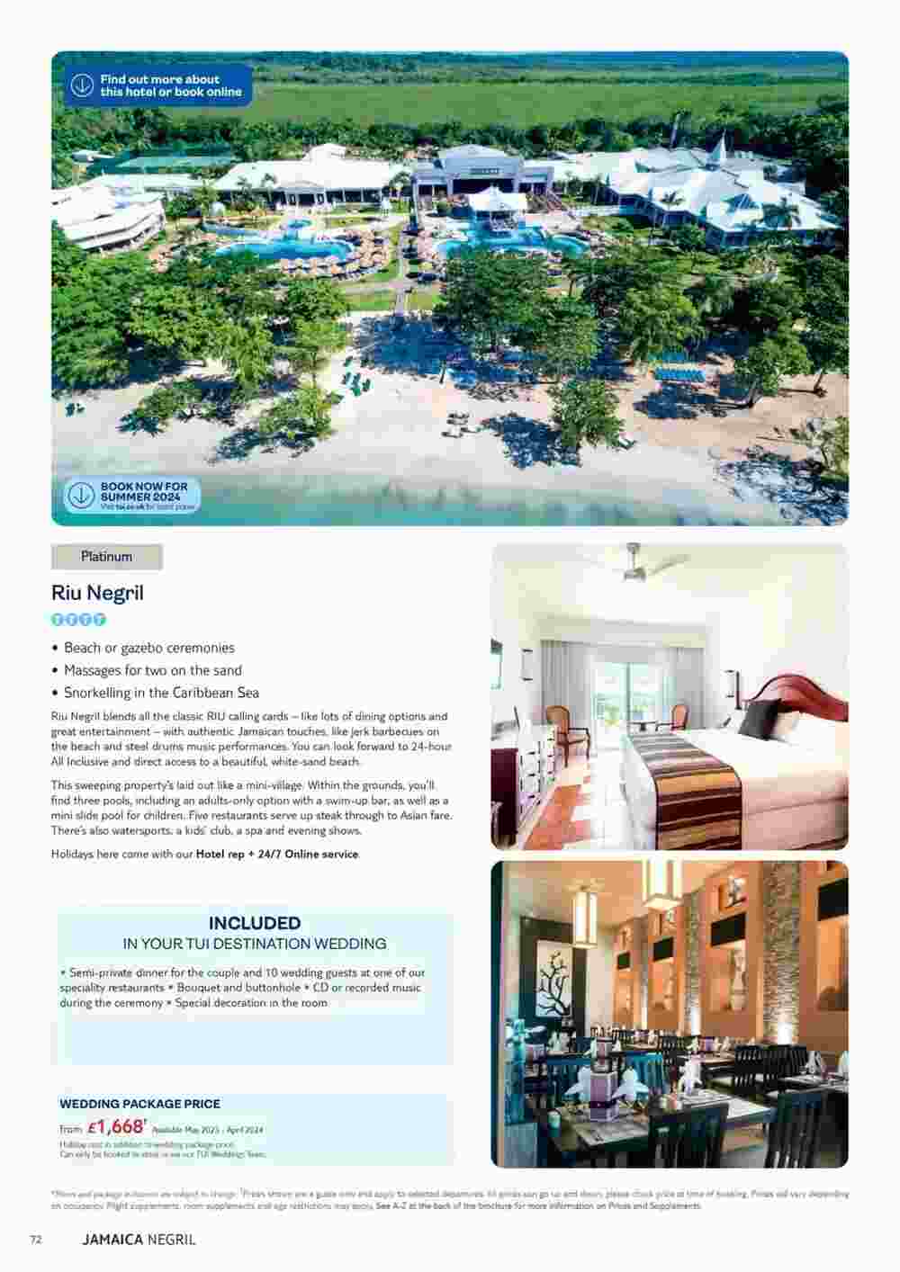 Tui offers valid from 01/11/2023 - Page 72.
